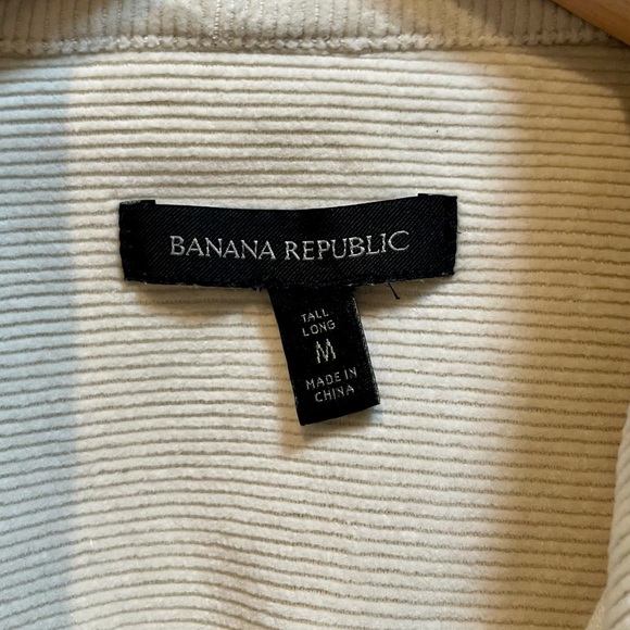 Banana Republic sz M Tall Corduroy Shacket - Picture 6 of 9